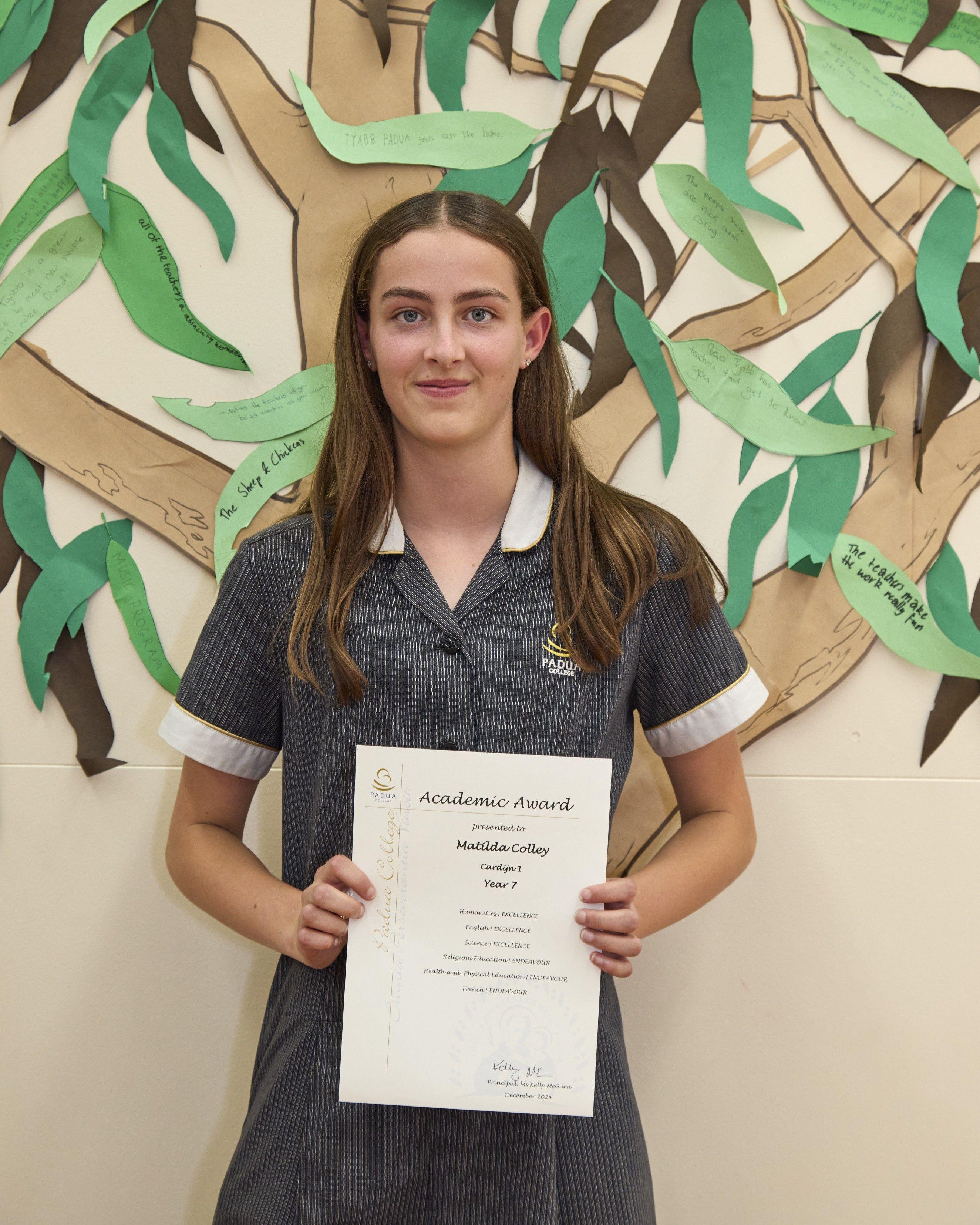 1 S4 A0663 Tyabb Dec24 YEAR ACADEMIC AWARD 2