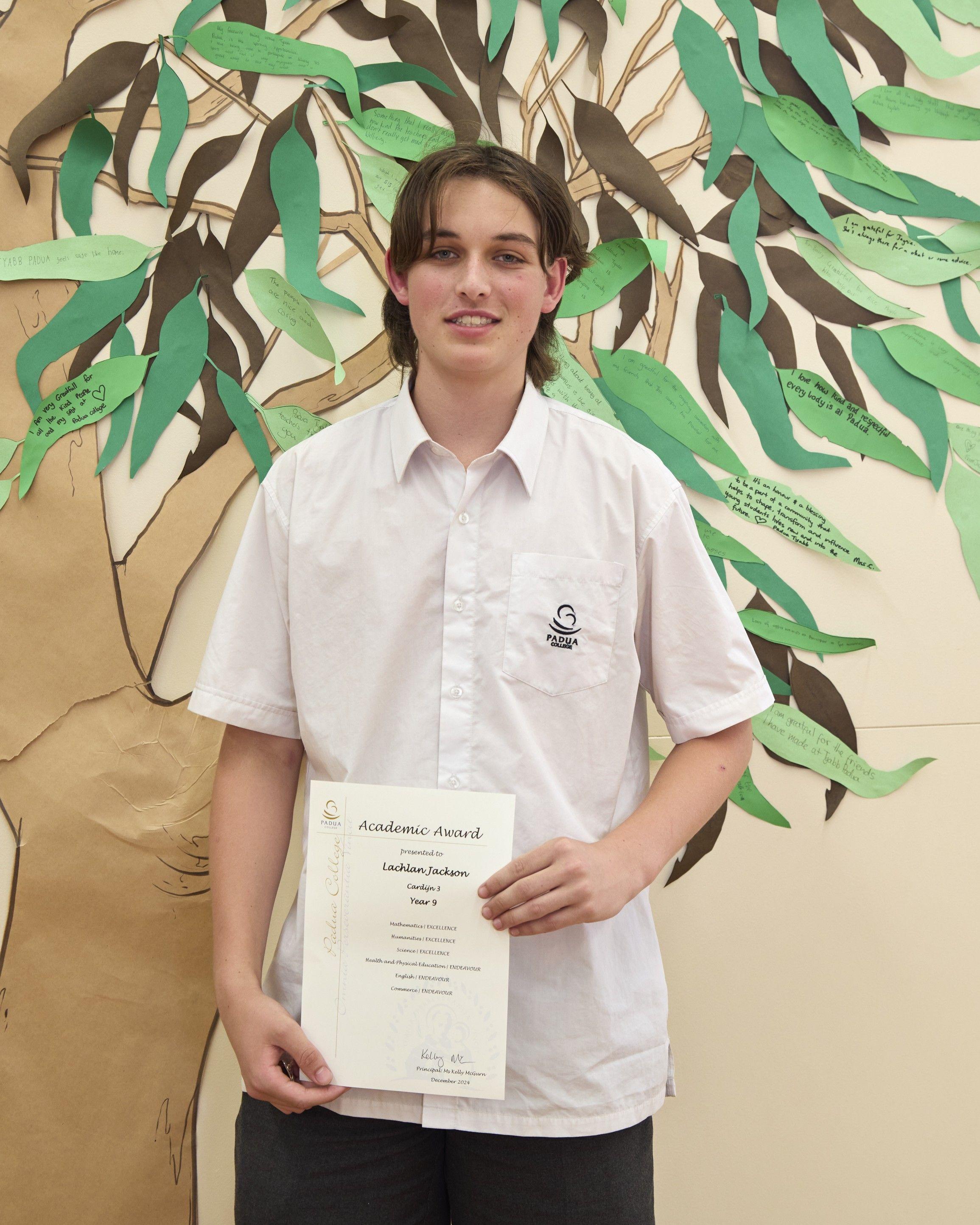 1 S4 A0717 Tyabb Dec24 YEAR 9 ACADEMIC AWARD 4