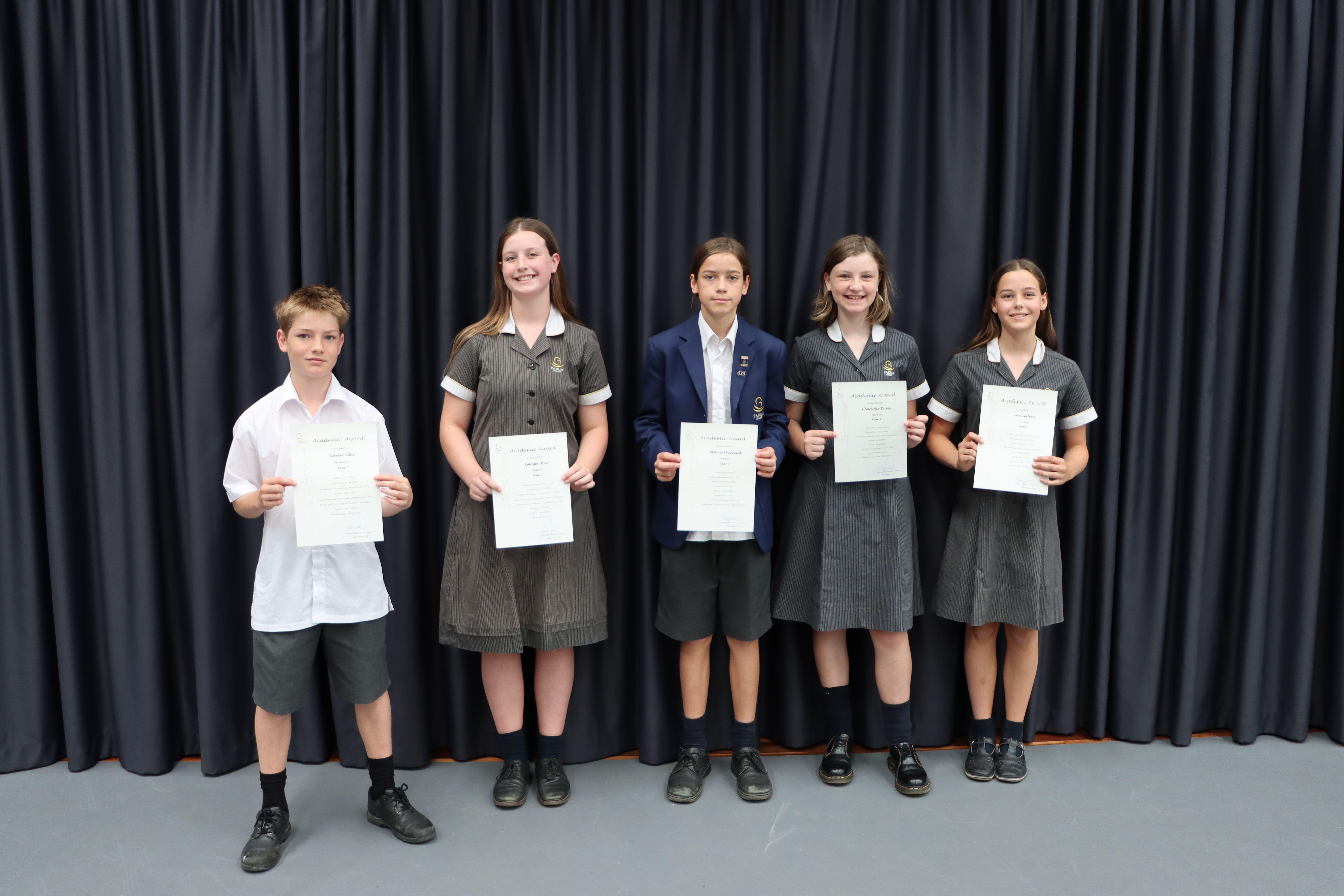 IMG 1466 Year 7 Award Winners