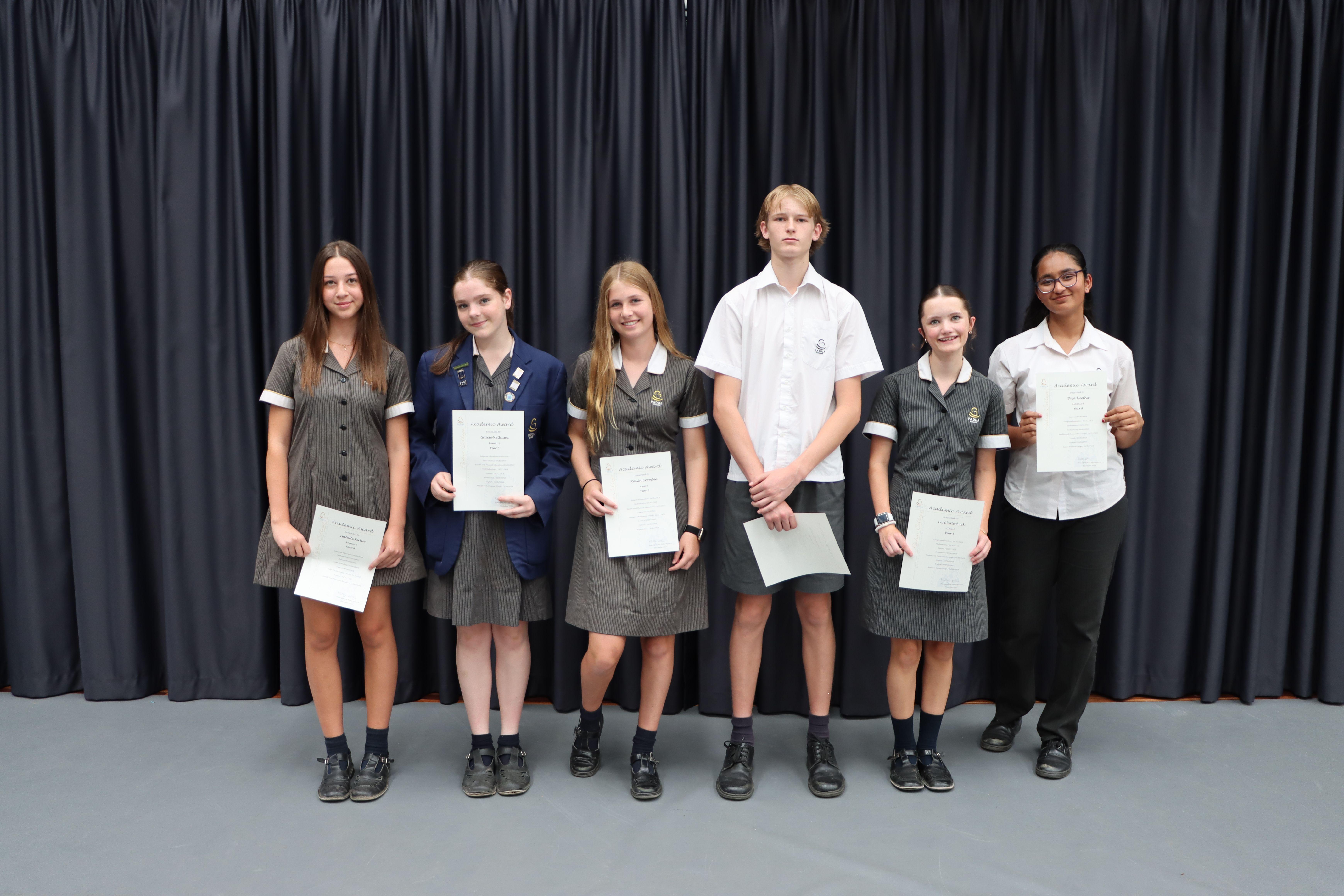 IMG 1480 Year 8 Award Winenrs 8 Awards