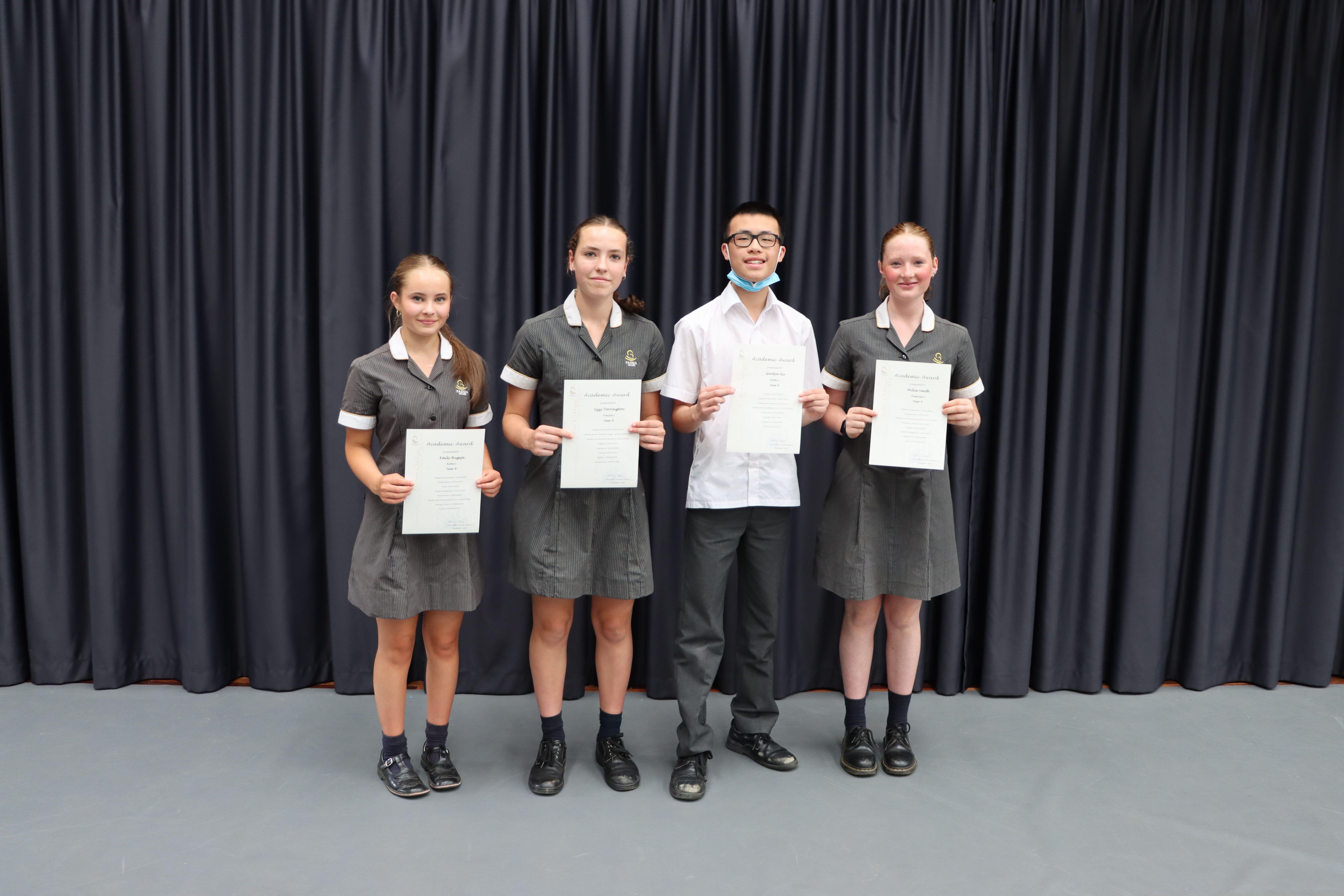 IMG 1499 Year 9 Award Winners - 8 Awards