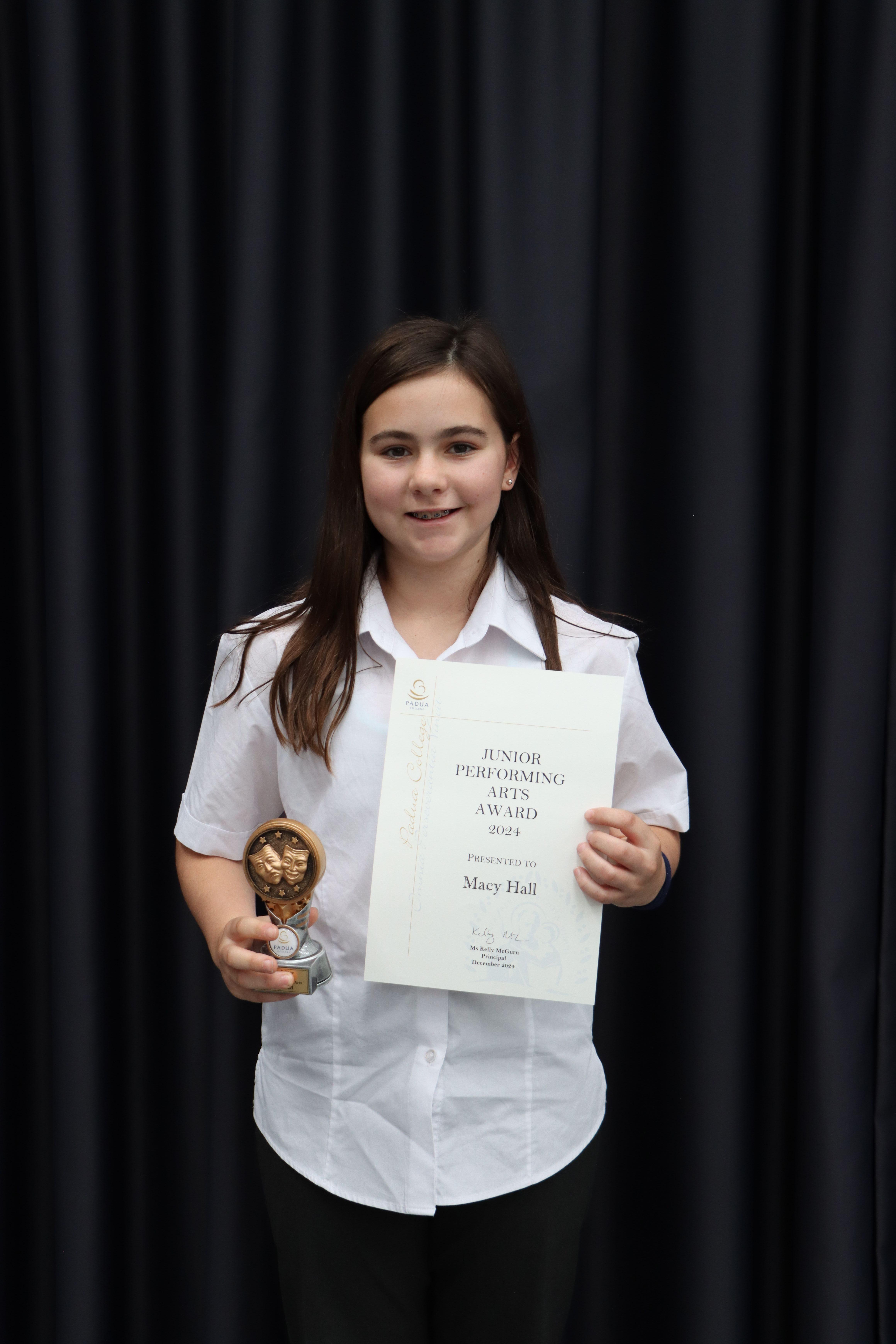 IMG 1520 Junior Performing Arts Award 2024