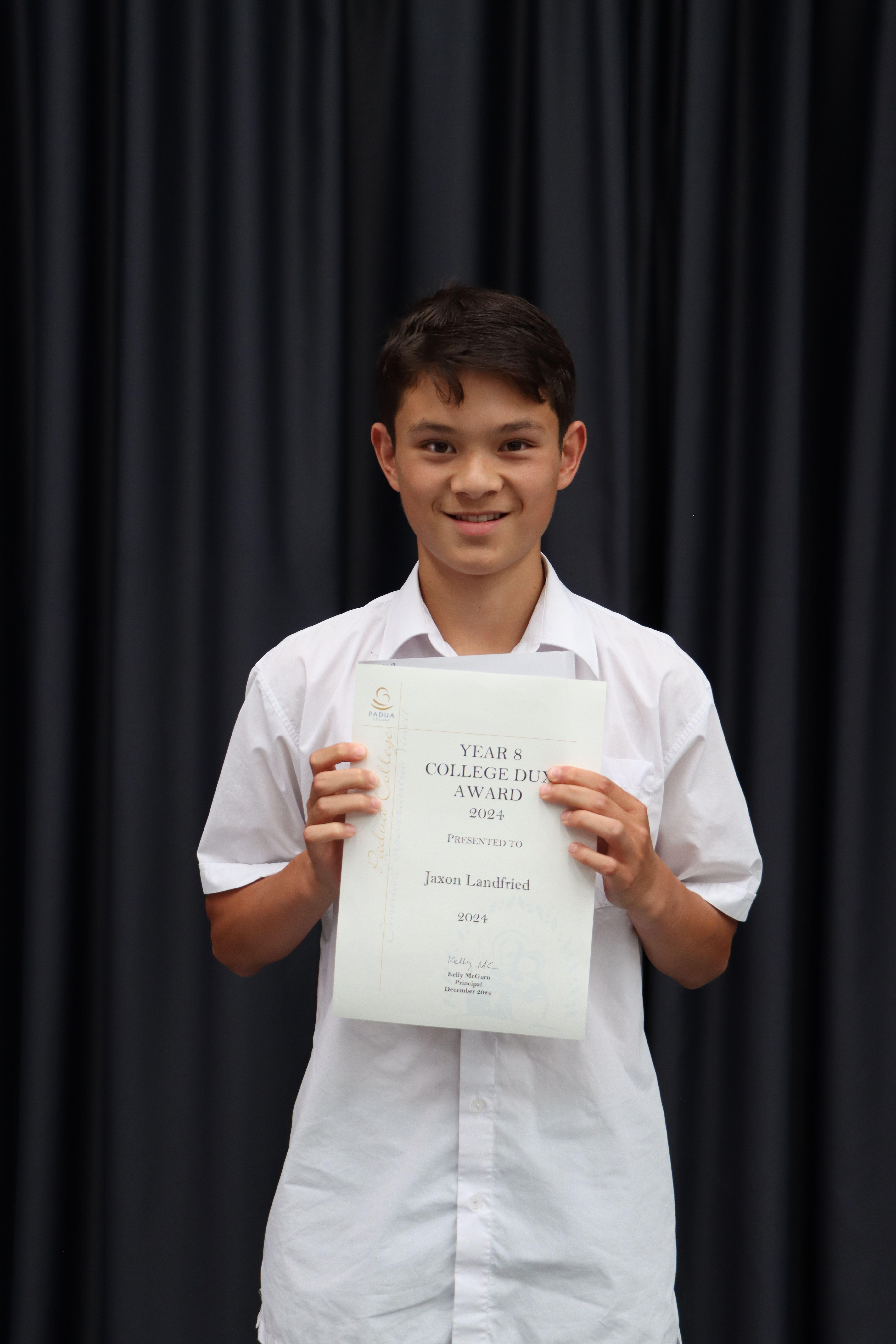 IMG 1645 Year 8 College Dux 2024
