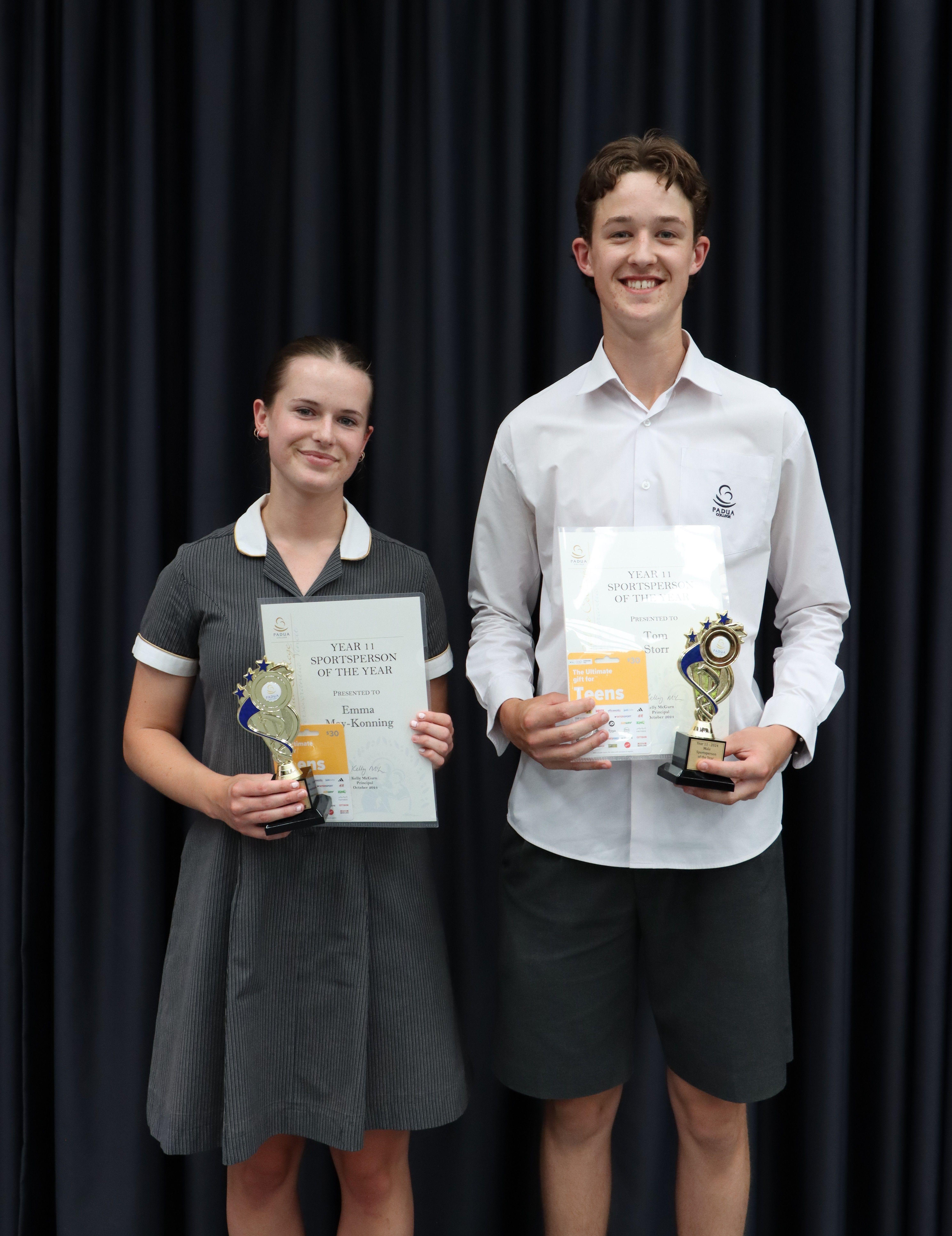 IMG 1704 Sportsperson of the Year Award Year 11