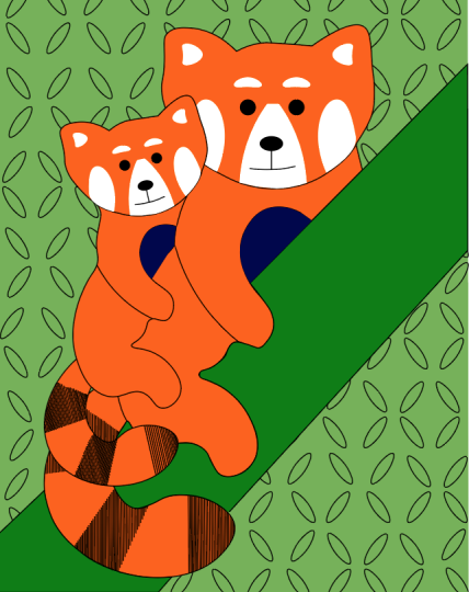 Emily Weir Year 11 VCD Red Panda and Cub