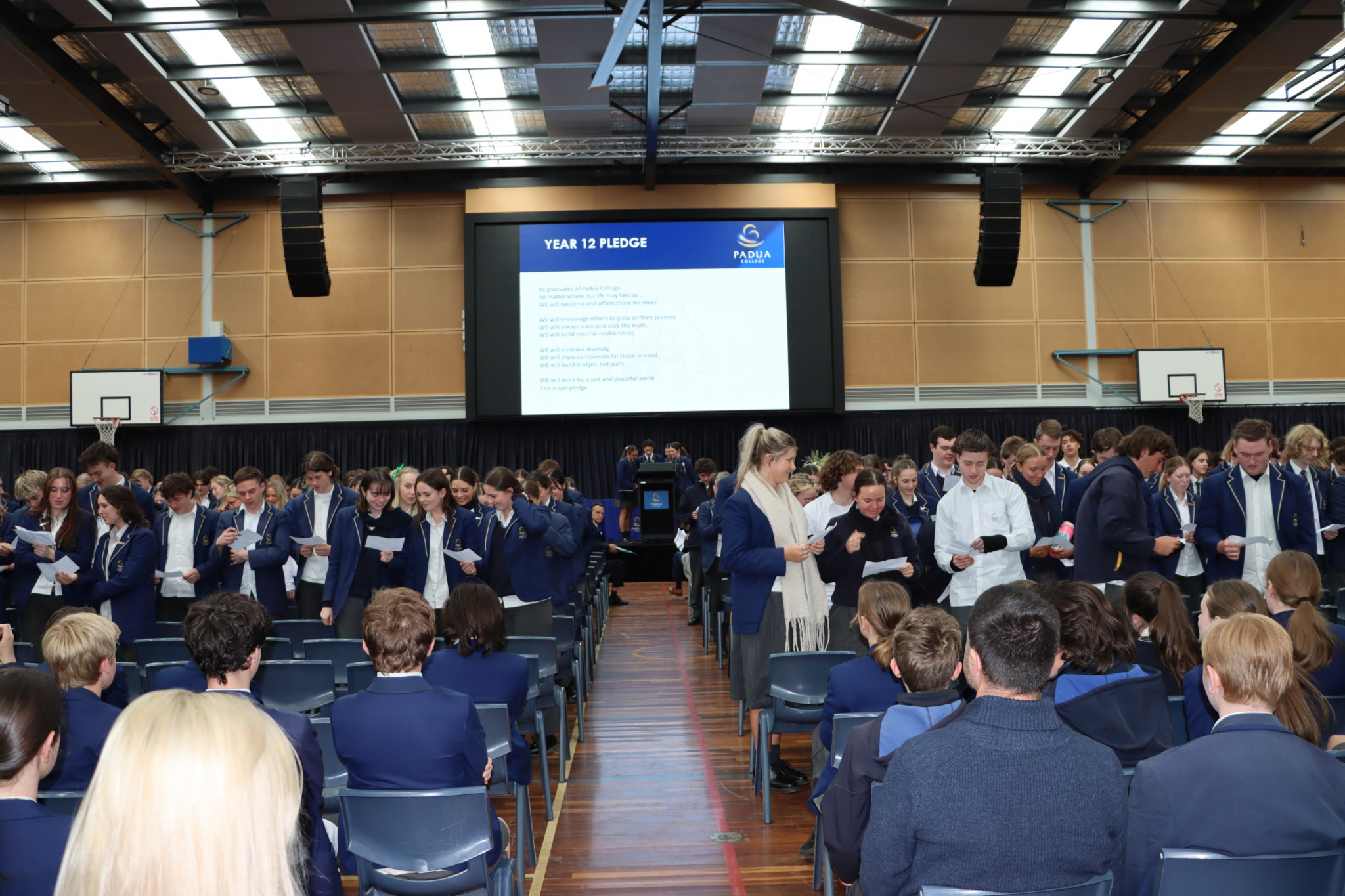 Padua College Y12 Final Assembly 2022 83