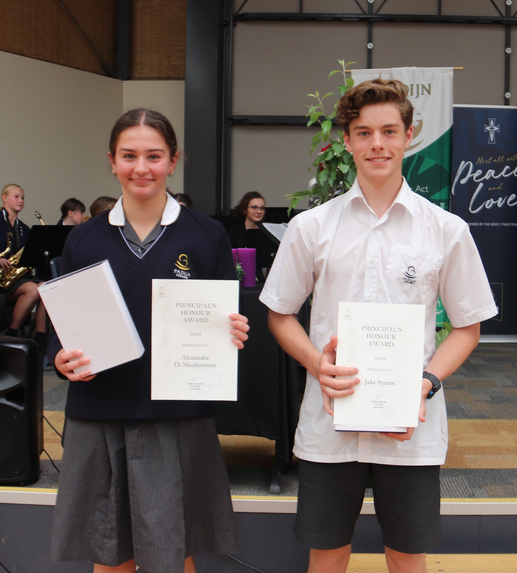 Principals Honour Award Winners