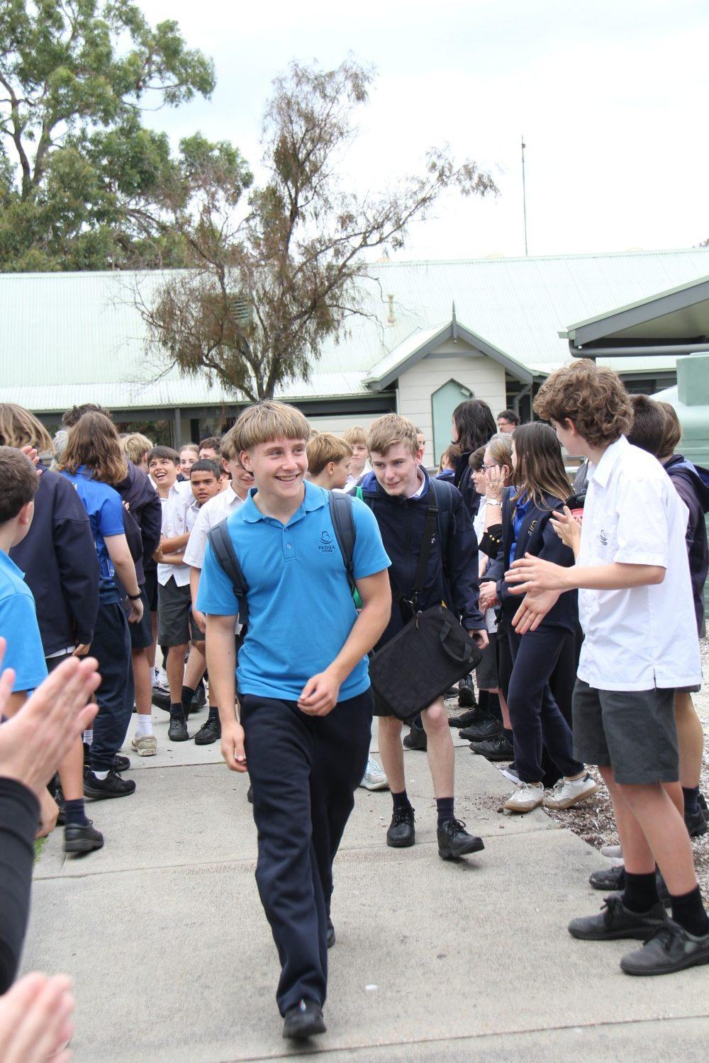 Rosebud 2025 Year 9 Guard of Honour 13 Custom