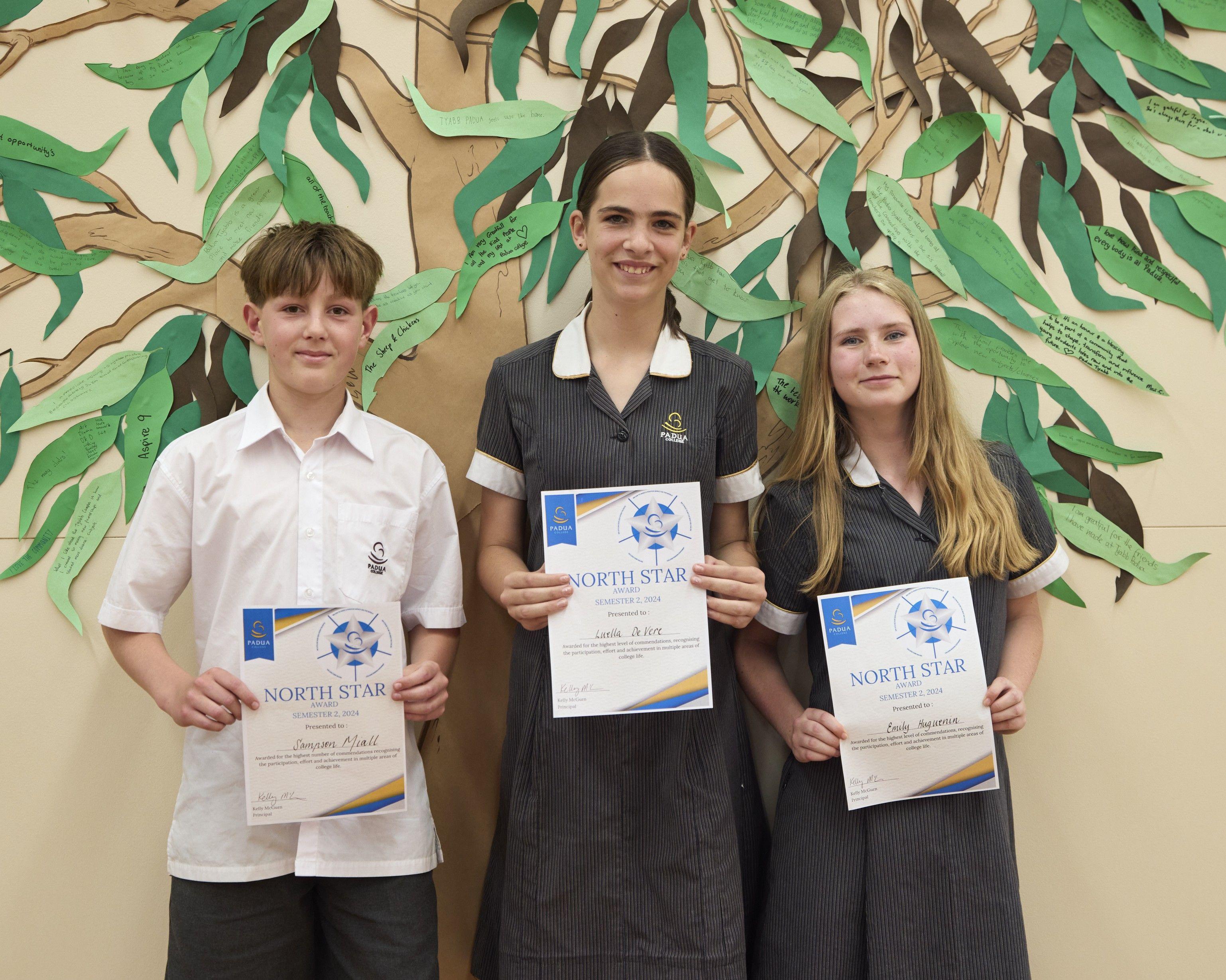 Tyabb Year 7 North S Tar Award Winners Dec24
