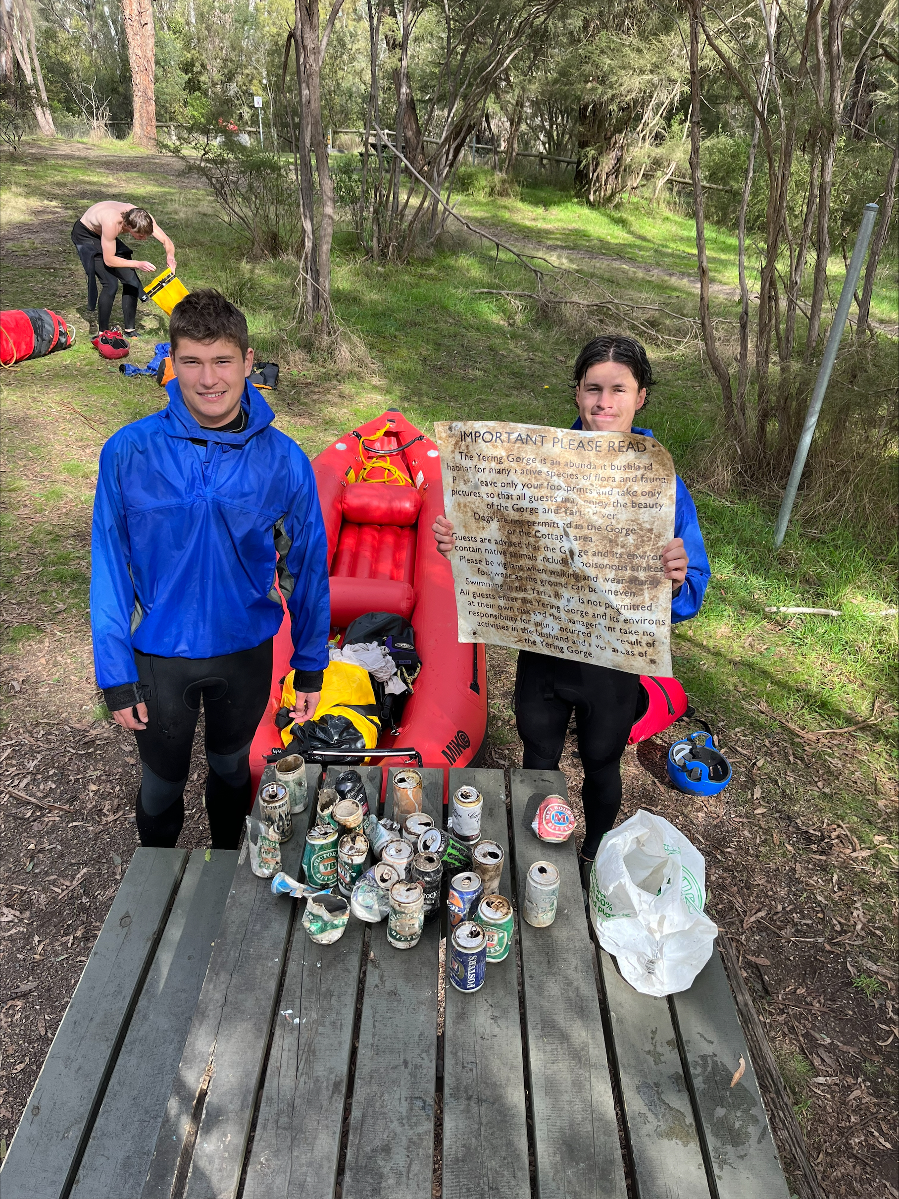 Y12 OES White water rafting 2023 1