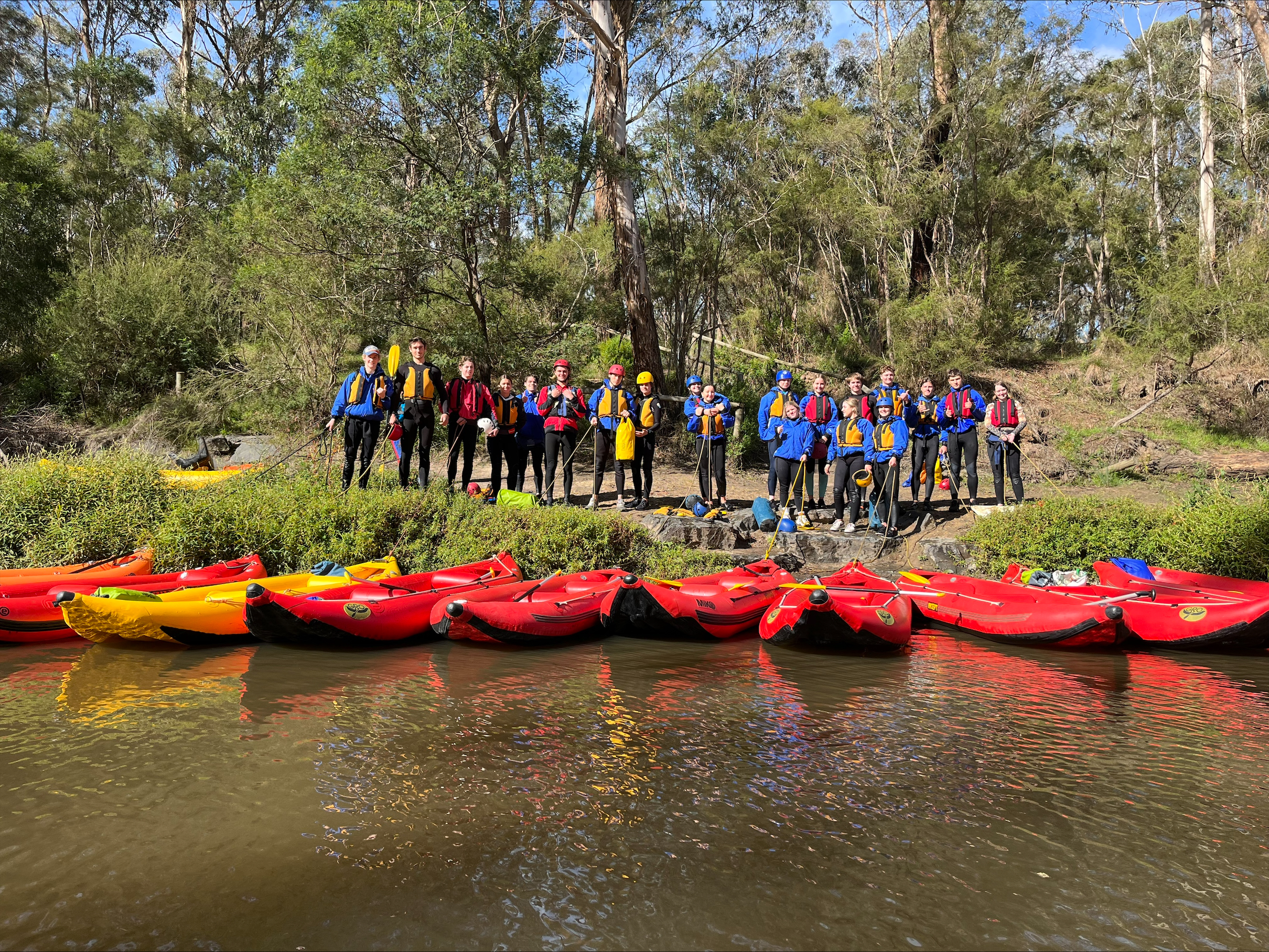 Y12 OES White water rafting 2023 3